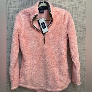 Pink fleece jacket, Charles River fleece,